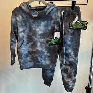 Kapital K size 3 hoodie set tie-dyed blue